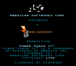 Power Punch II screenshot 3 for NES